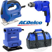 AC Delco 3-Piece Power Tool Kit with Bag