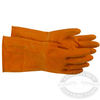Boss Heavy Duty Orange Flock Lined Latex Gloves