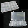 Clear Plastic Fastener Storage Bin