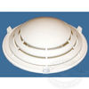 White Louvered Vent