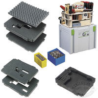 Festool Systainer Organizers, Foam Inserts and Accessories