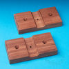 Teak Fishing Rod Storage Rack Mounting Boards