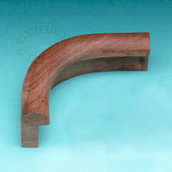 Teak Outside Corner Edge Molding