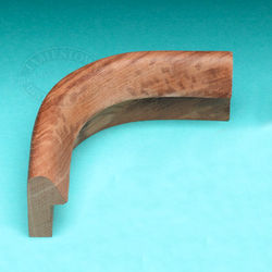 Outside Corner Rail Teak Molding