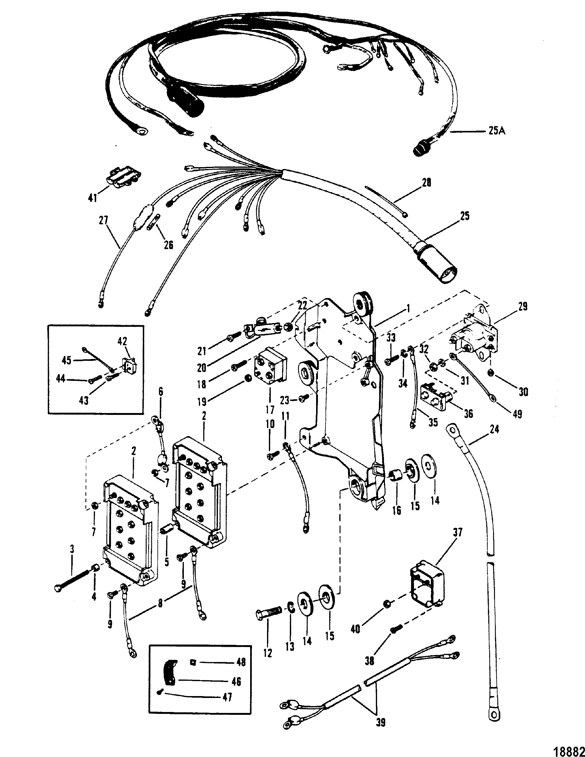 mercury outboard starter solenoid wiring diagram