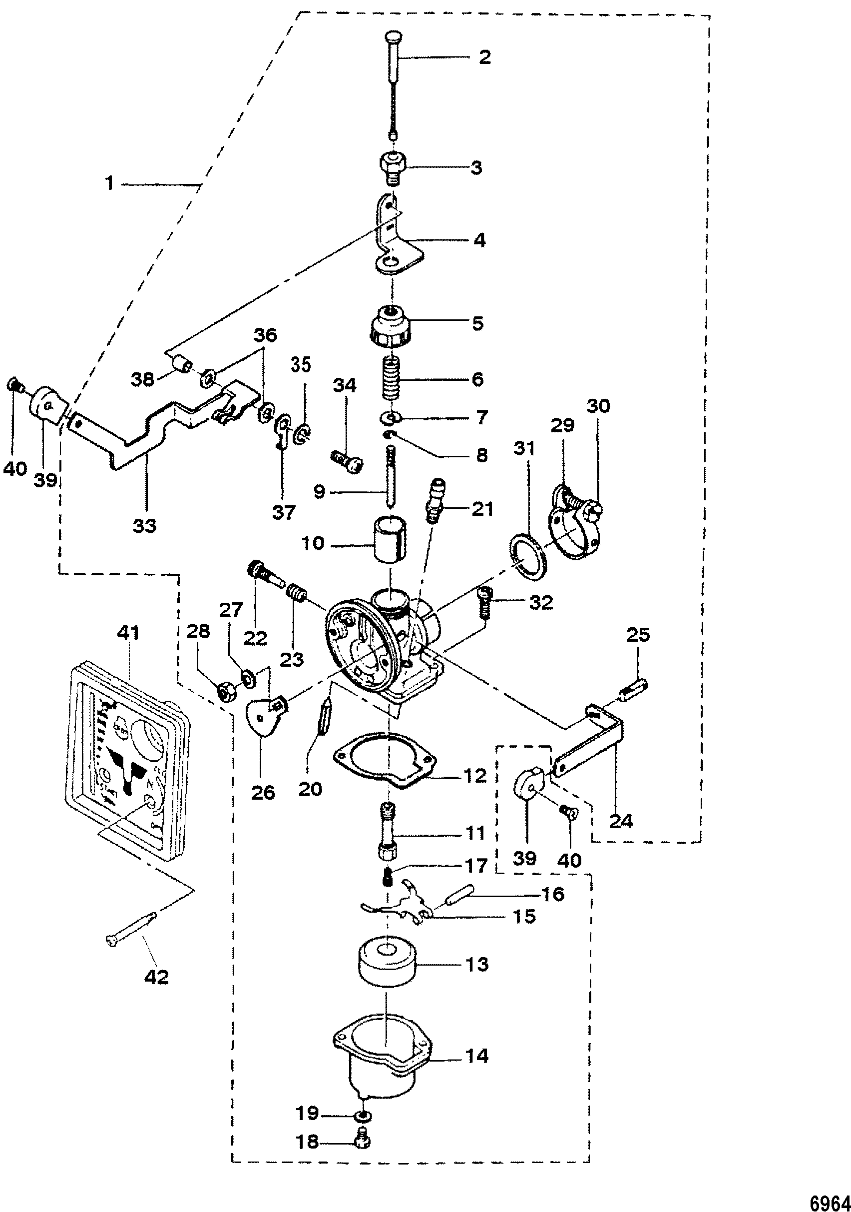Carburetor FOR MARINER / MERCURY 2/2.5/3.3 HP 2-STROKE triumph boat wiring diagram 