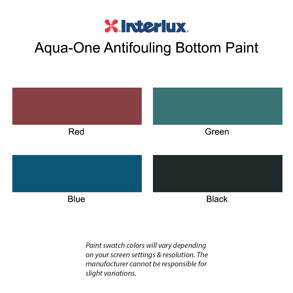 Interlux Aqua-One Color Chart