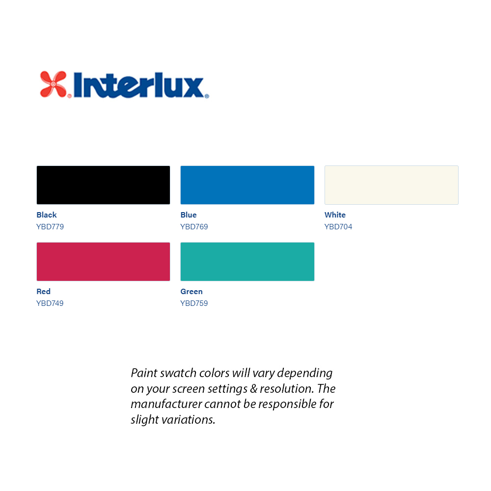 Interlux Micron Navigator Antifouling Bottom Paint Color Swatches
