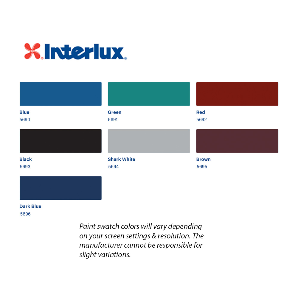 Interlux Micron Extra Color Chart