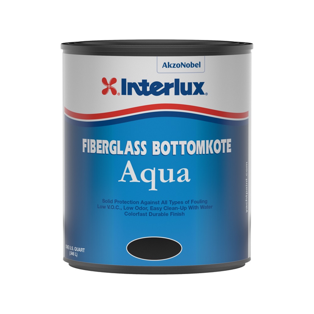 Interlux Fiberglass Bottomkote Aqua Quart