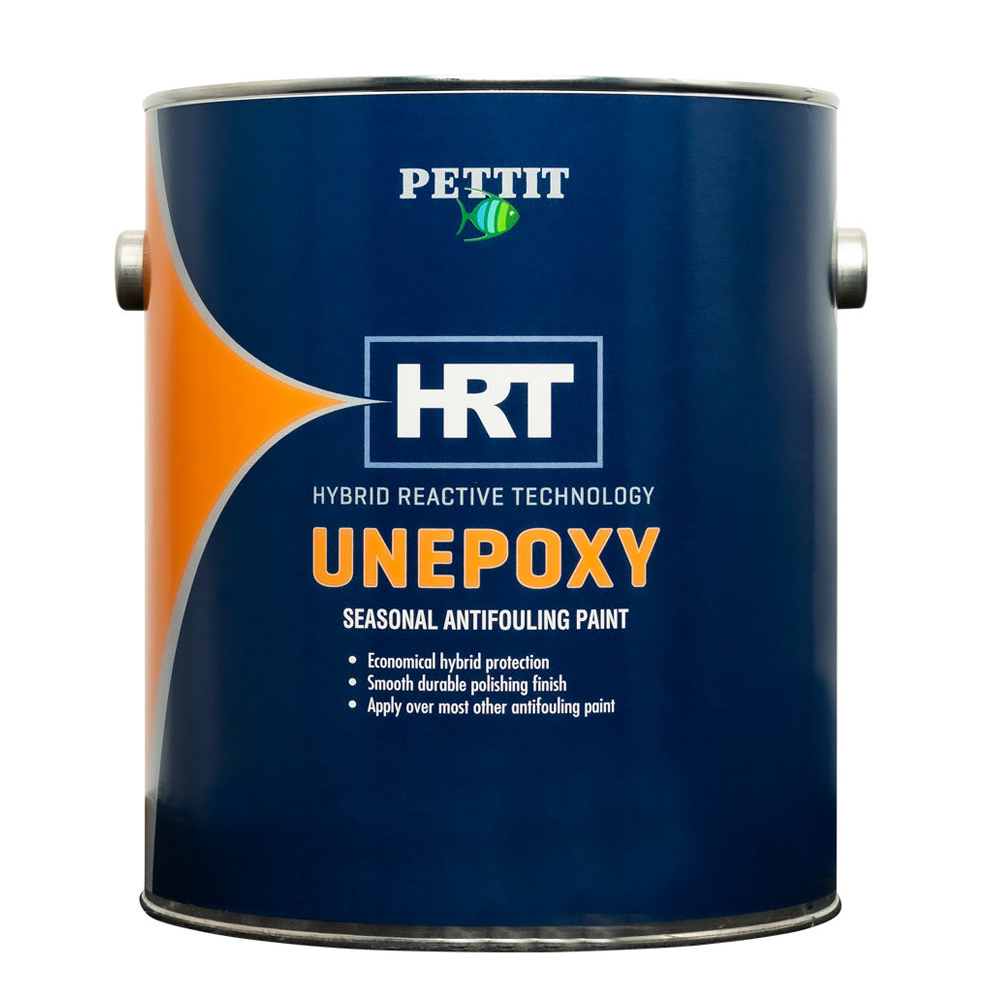 Pettit Unepoxy HRT Antifouling Paint replaces unepoxy standard and copper guard single season paints