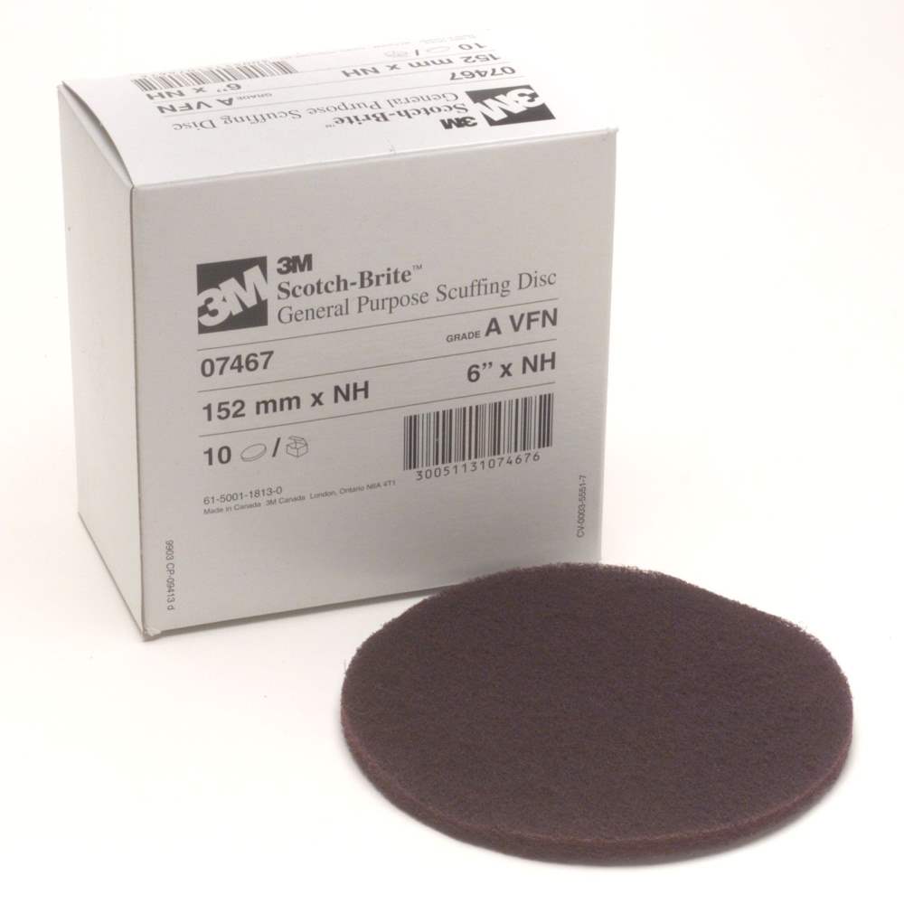 3M Scotch Brite 6 Inch Scuffing Discs