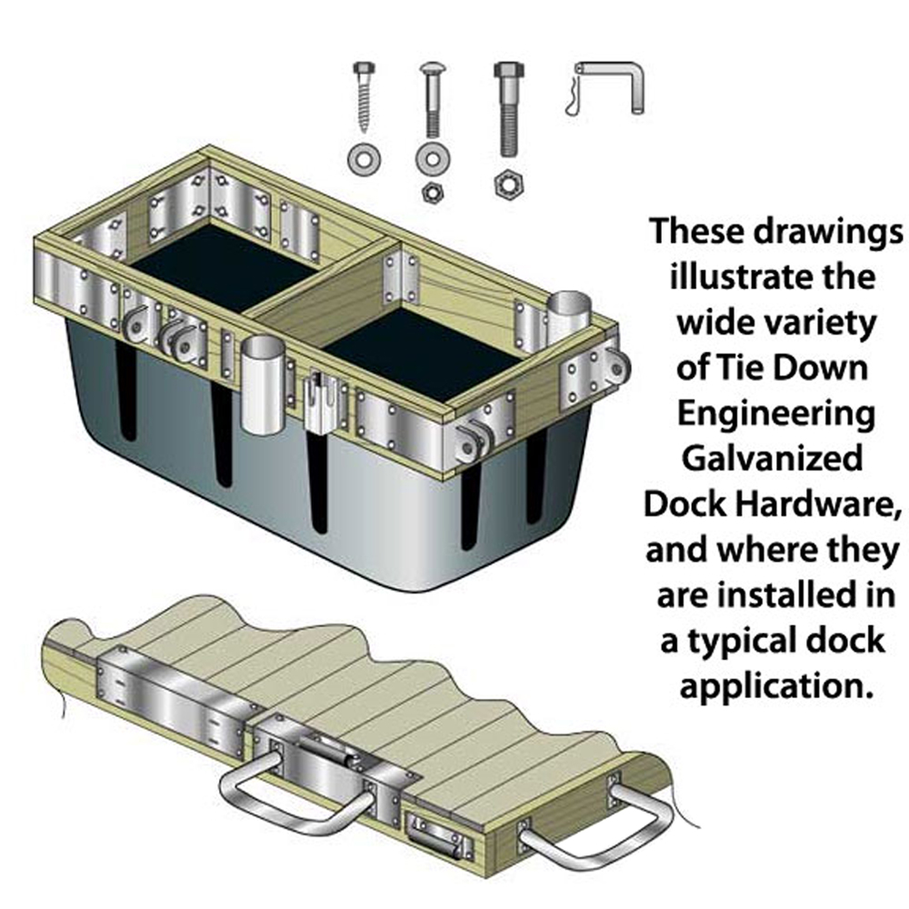 Tie Down Back-up Plate Application Illustration