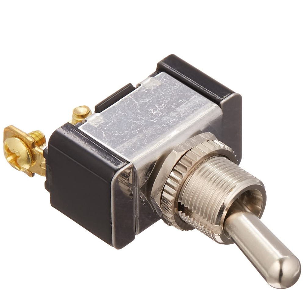 Cole Hersee Heavy Duty Brass Single Pole Toggle Switch