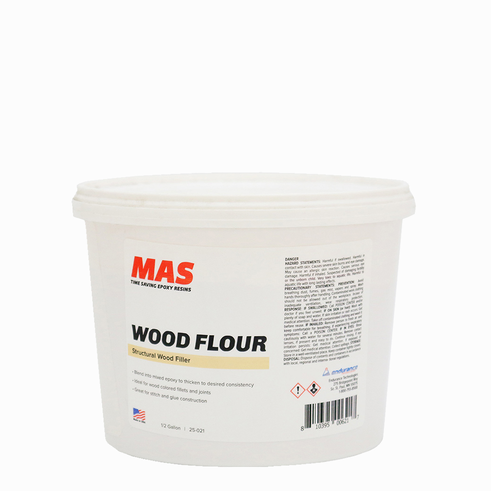 MAS Epoxies Wood Flour  1/2 Gallon