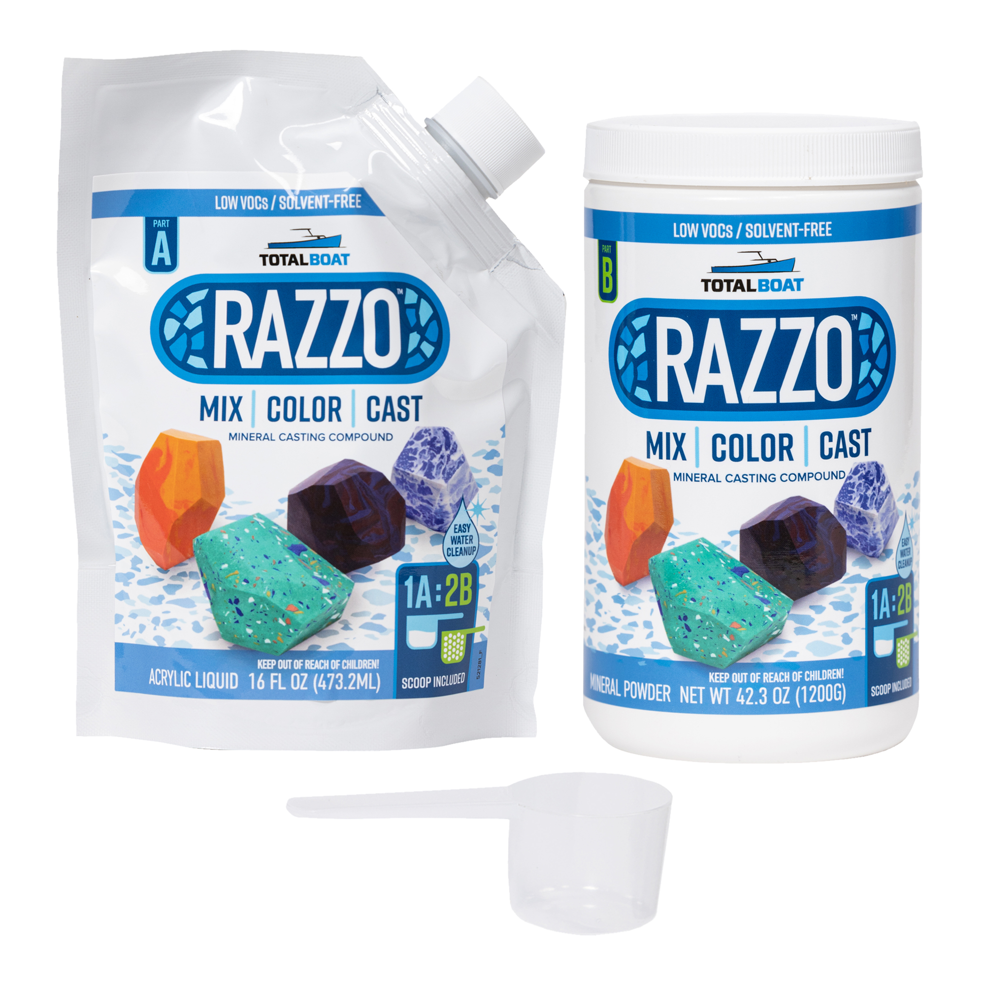 Razzo mineral casting compound kit medium