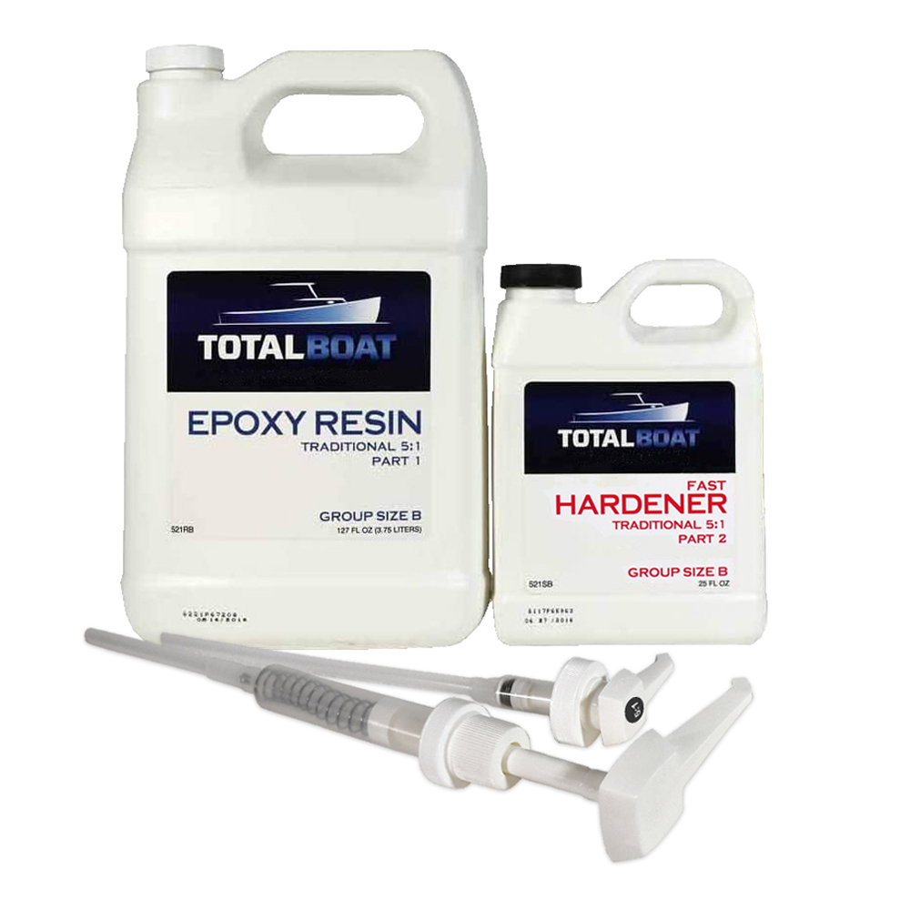 TotalBoat High Performance Epoxy Kit, Crystal Clear Marine Grade
