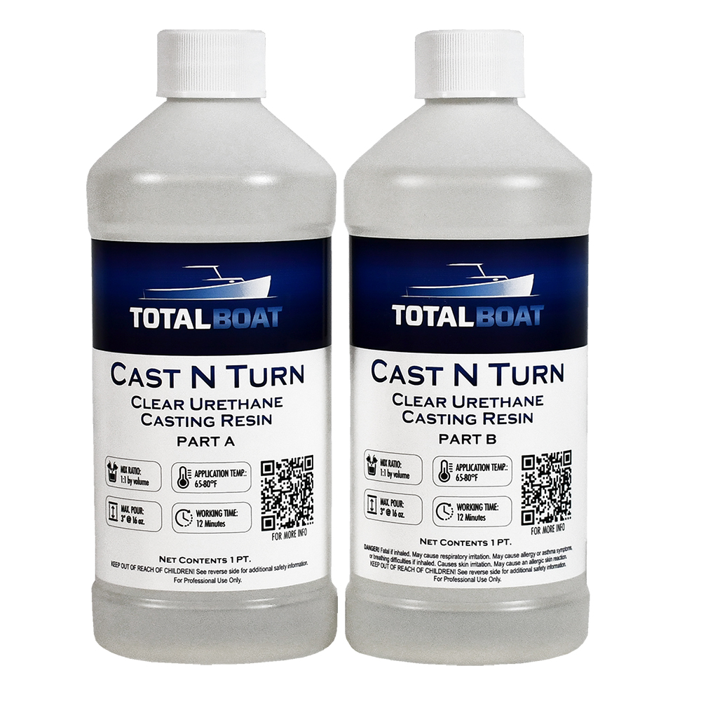 TotalBoat Cast N Turn Clear Urethane Casting Resin