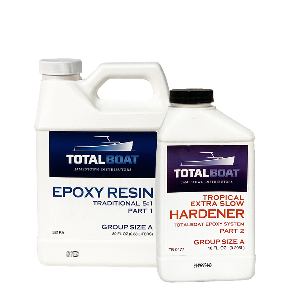 TotalBoat Tropical Extra Slow Epoxy size A quart kit compare to west system 209