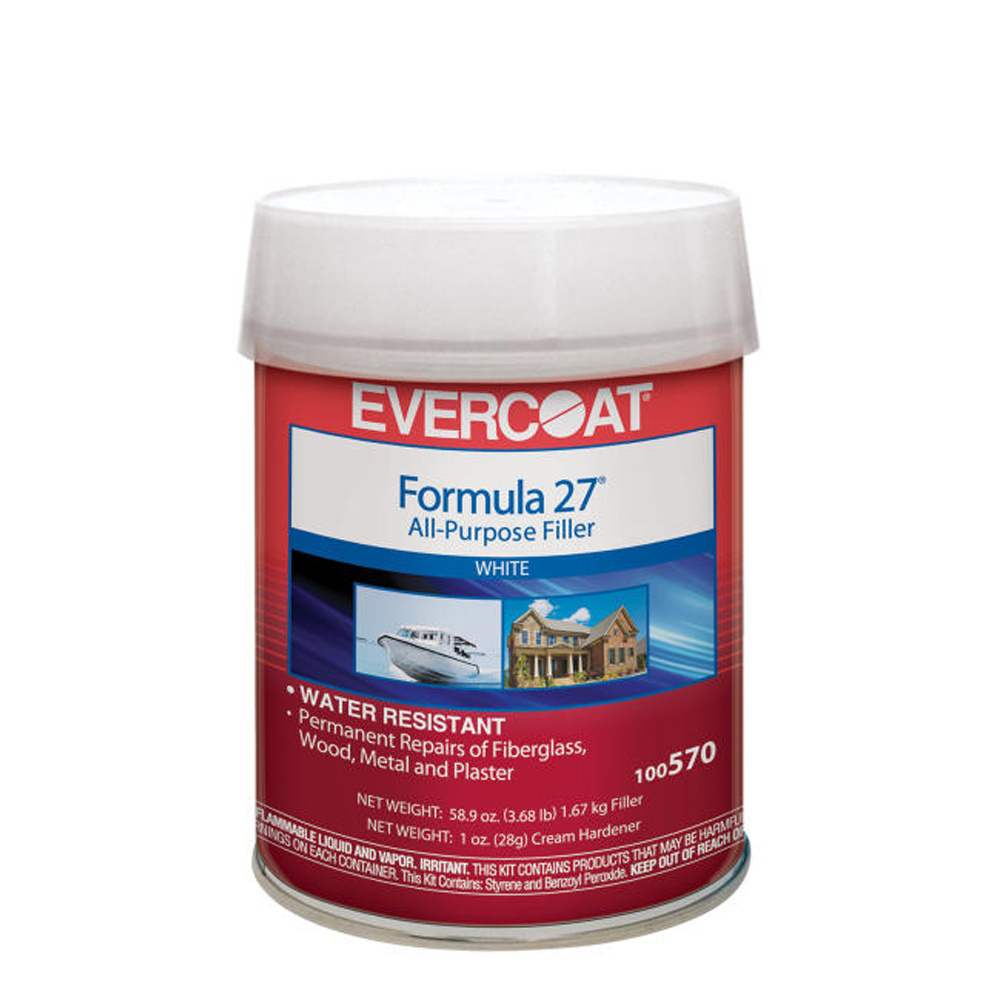 Evercoat Formula 27 extra white plastic filler