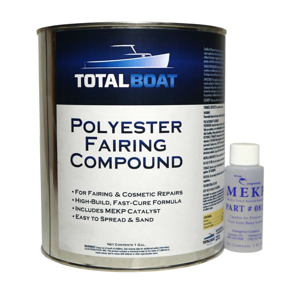 TotalBoat Polyester Fairing Compound with MEKP Catalyst in gallon size
