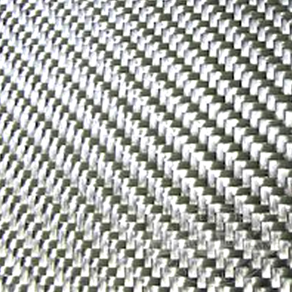 Metallic Silver Barracuda Fabric Fiberglass Cloth.