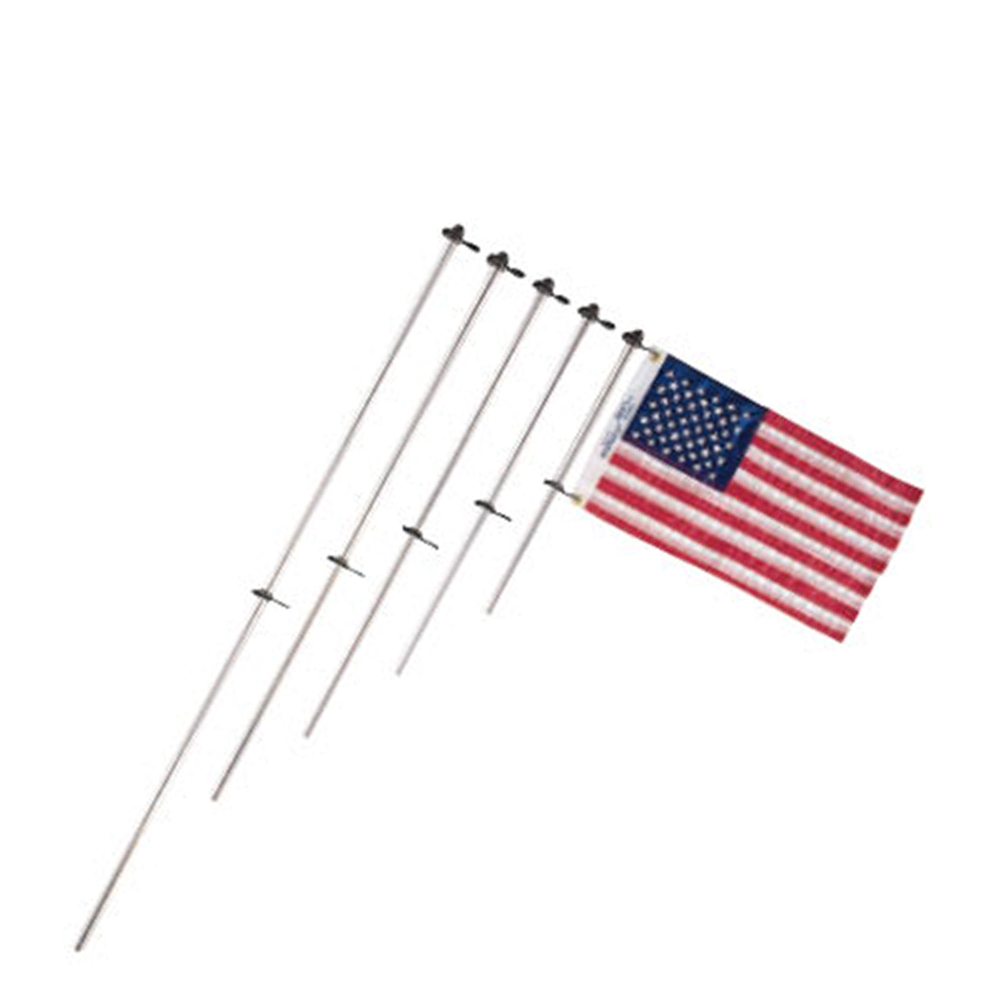 Taylor Made Aluminum Flag Poles w/ Charlevoix Clips