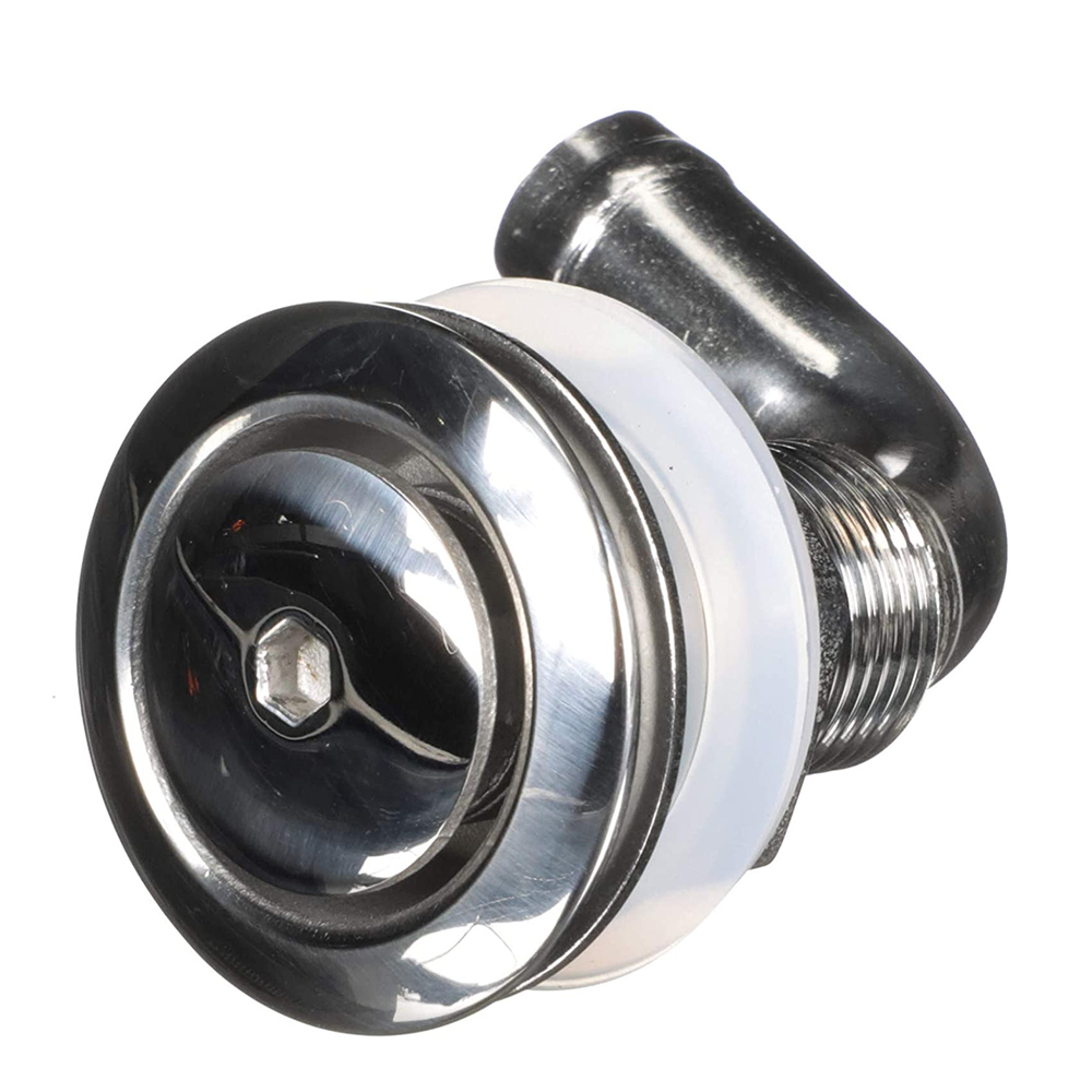 Boat Fuel Vent 5/8 Inch Gas Tank Vent Flush Mount with Gasket Marine Grade 316 Stainless Steel 