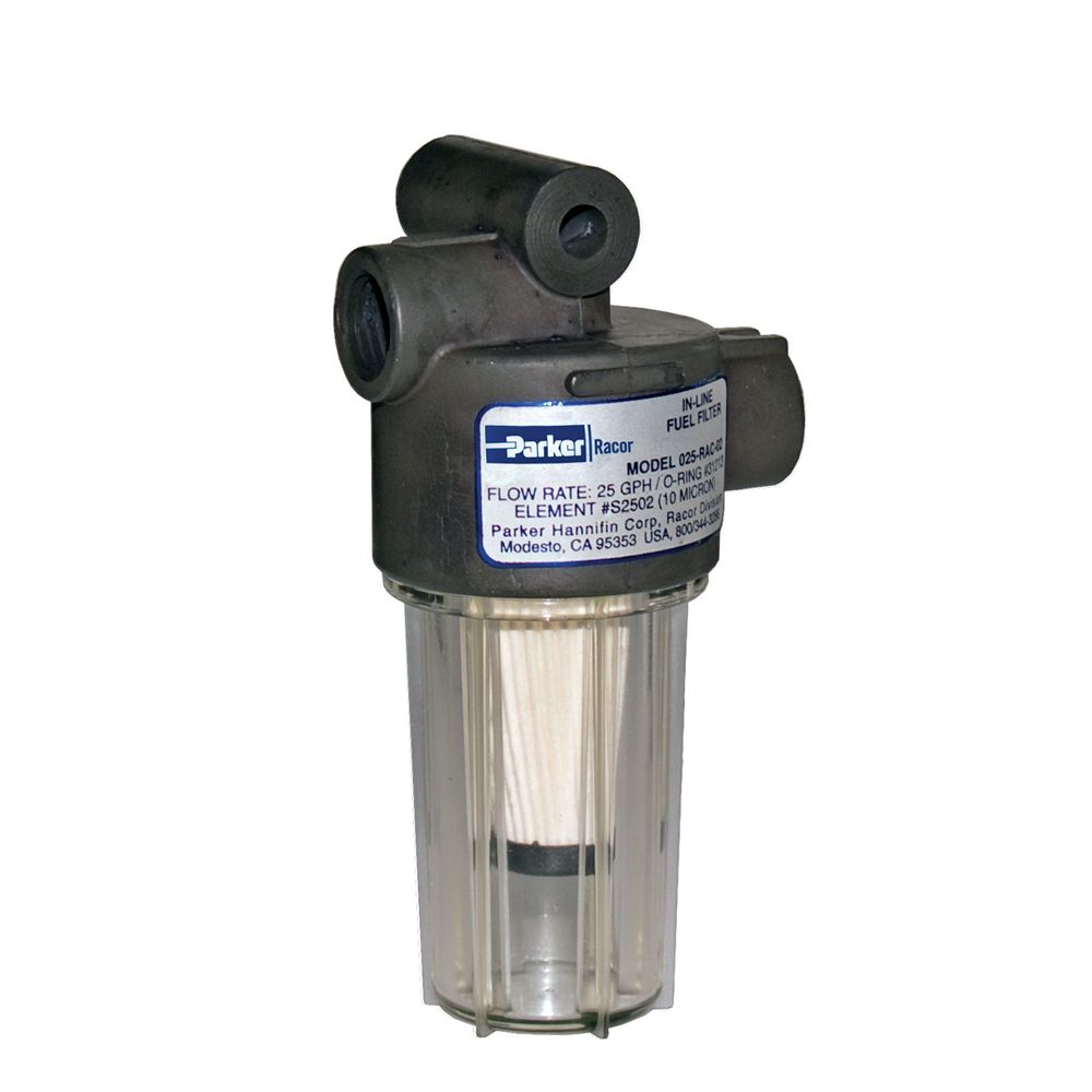 Racor In-Line Gasoline Fuel Filters