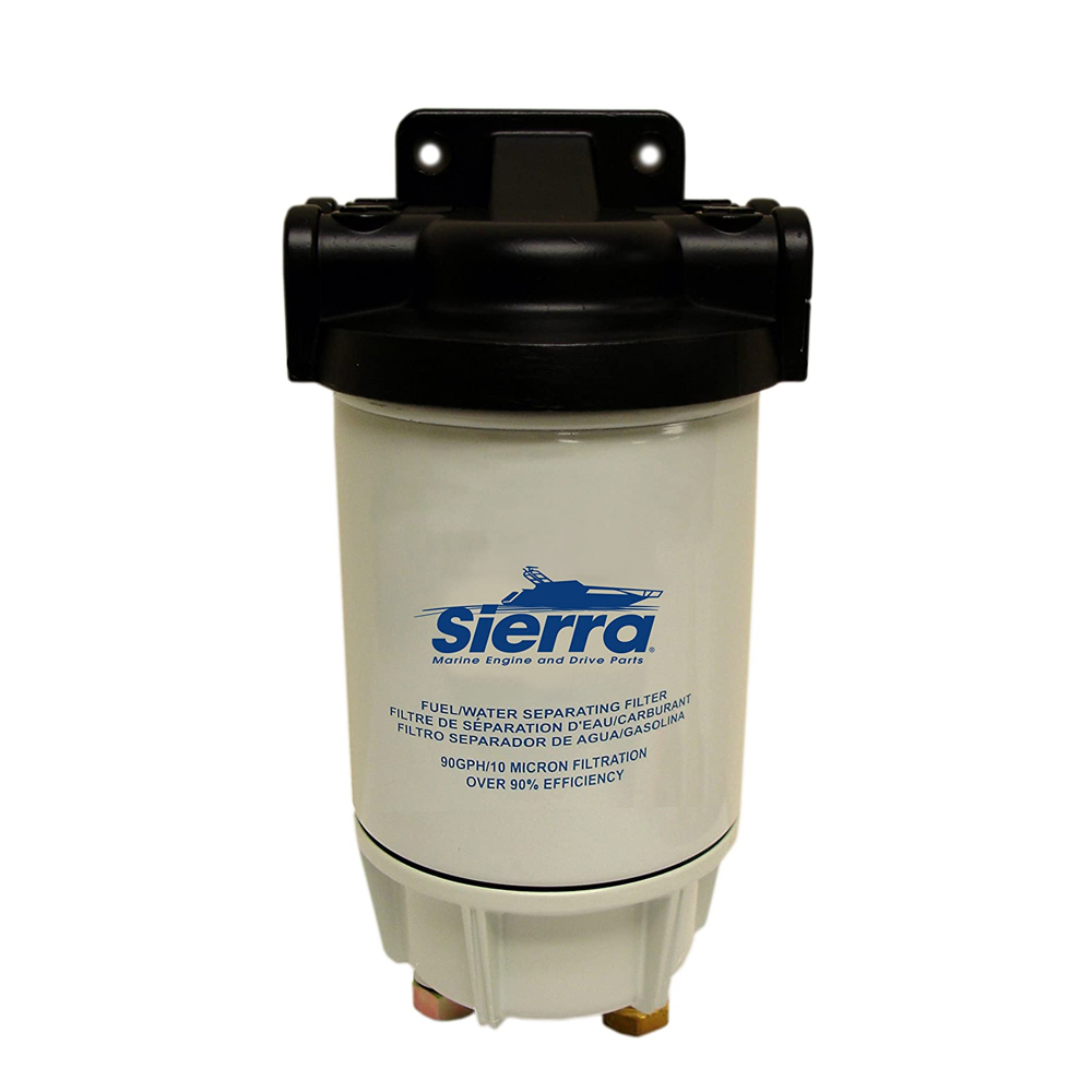 Sierra Gasoline Fuel Filter Kits with Spin On Bowl