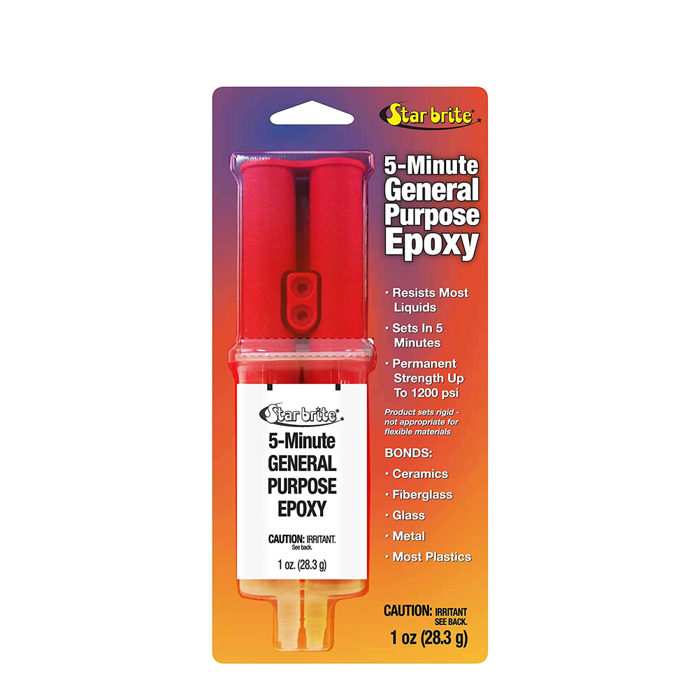 Starbrite 5 Minute Clear Epoxy in Syringe