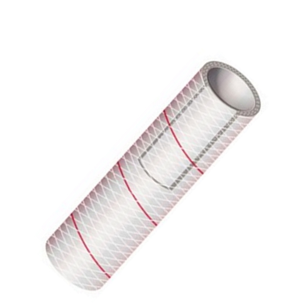 Shields Marine Clear PVC Hose with Red Tracer
