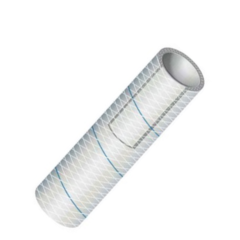 Shields Marine Clear PVC Tubing with Blue Tracer