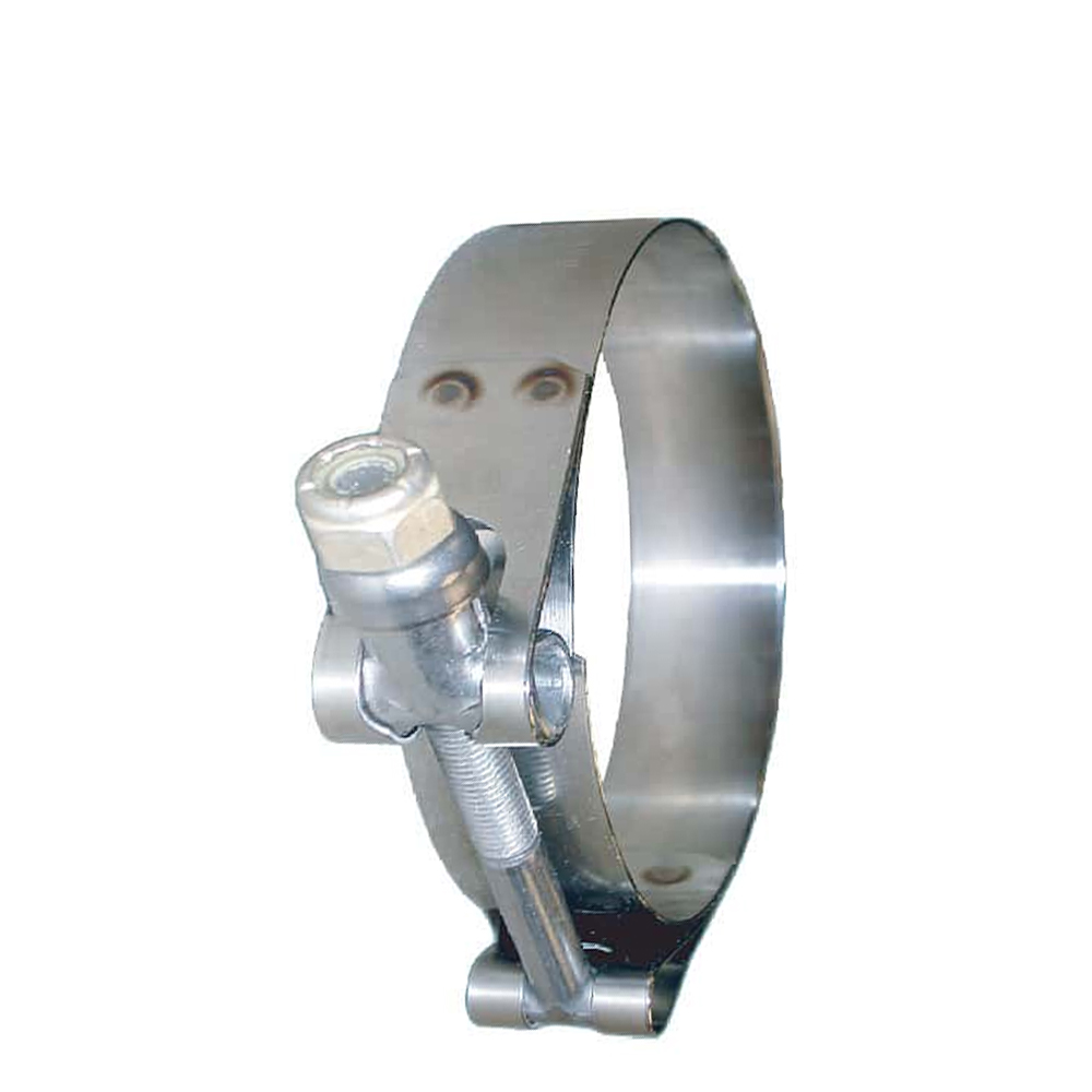 T-Bolt Clamp 2" 301 Series Stainless Steel Band. 3/4" Wide Band 