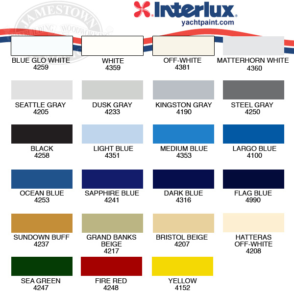 The C Brats Marine Paint That Matches Dory Exterior White - Marine Topside Paint Color Chart