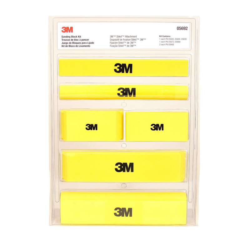 3-M  05530 Stikit™ Soft Hand Pad Wet Sand  Hand Blocks-5  Pads Per Box 