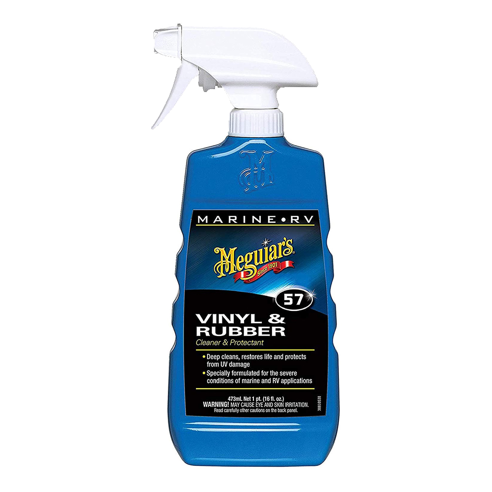 Meguiars rubber and vinyl conditioner protects and restores rubber and vinyl surfaces