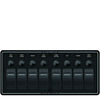 8 Position Water Resistant Circuit Breaker Panel - Black