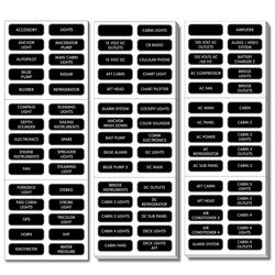 Blue Sea Systems Large Format Panel Labels AC or DC