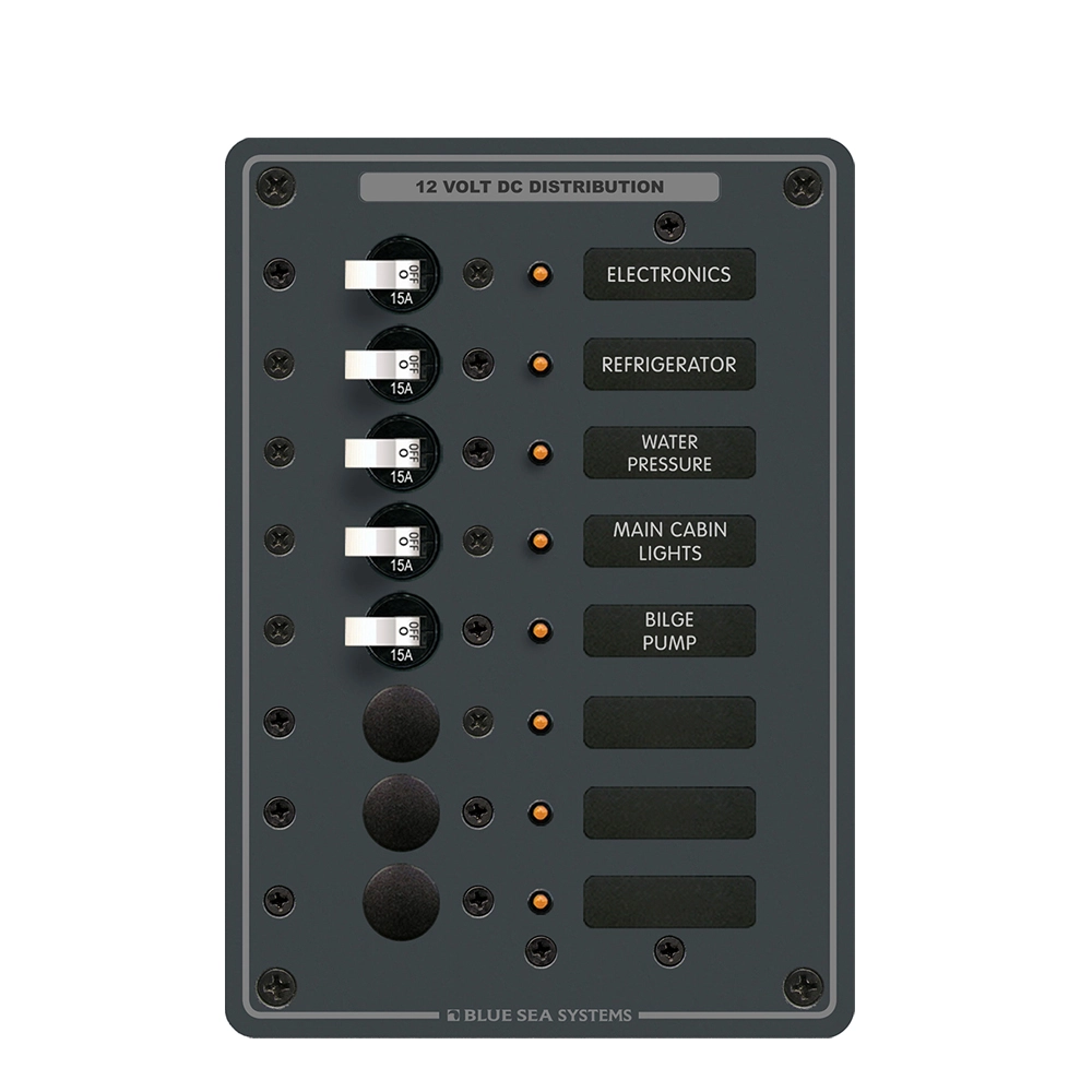 Blue Sea Systems Circuit Breaker Bezel Mount - Fits 2-1/8" Round Holes For Marine Use