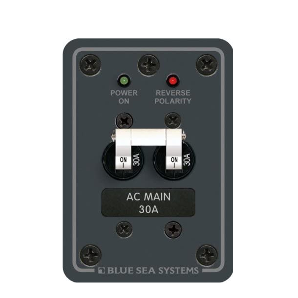 Blue Sea Systems AC Main Only Toggle Circuit Breaker Panel