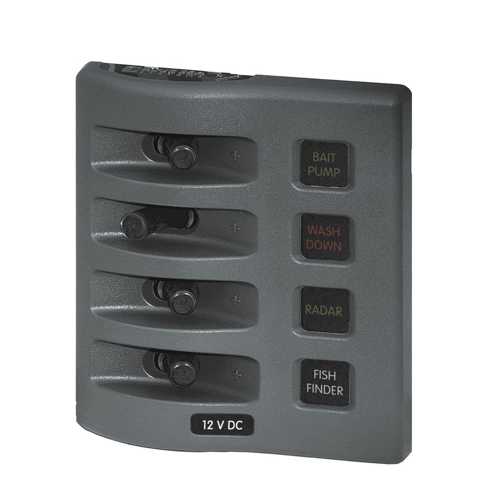 Blue Sea Systems WeatherDeck Water Resistant Fuse Panel