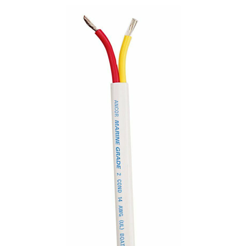 Ancor - Marine Duplex 2-Wire Tinned Safety Cable (Red and Yellow)
