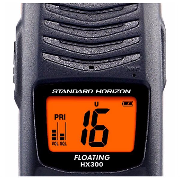 Standard Horizon HX300 Floating Handheld VHF - Closeup