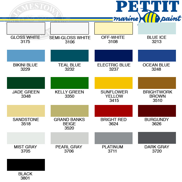 The C Brats Marine Paint That Matches Dory Exterior White - Marine Topside Paint Color Chart