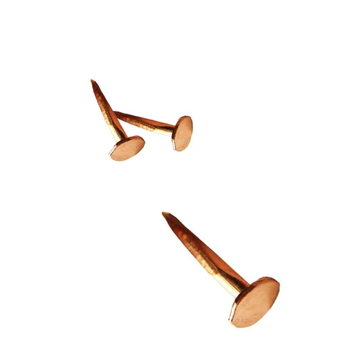 The Hillman Group 122614 Copper Cut Tack – Size #4, Blued Finish, Flat Broad Head, 0.5 Oz – For Upholstery, Carpet, Light Fastening Jobs