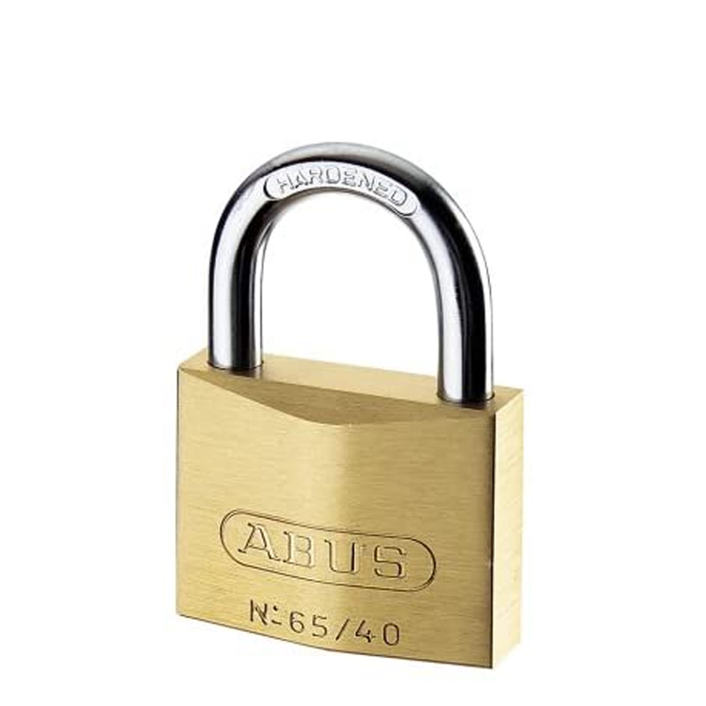 Abus Padlock made of brass for durability and corrosion resistance