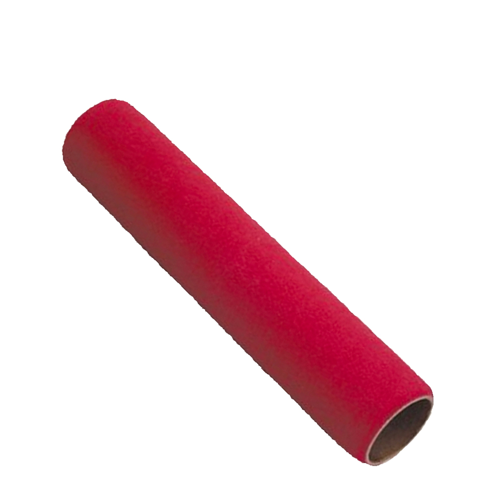 Red Mohair Paint Roller Covers Smooth 3/16" Nap