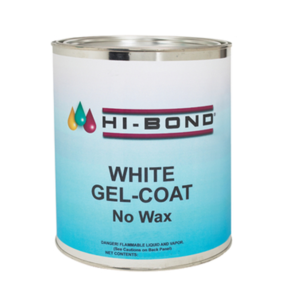 Hi-Bond White Gel Coat - No Wax w/ Hardener