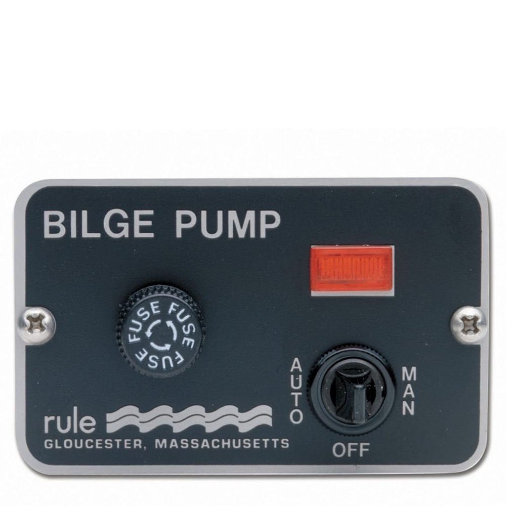 Rule 3-Way Panel Lighted Bilge Pump Switches